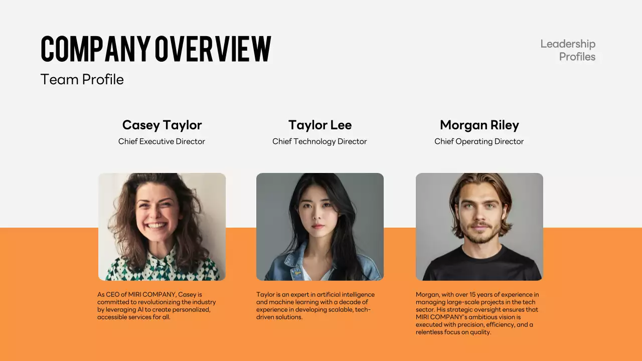 Orange Modern Business Pitch Presentation