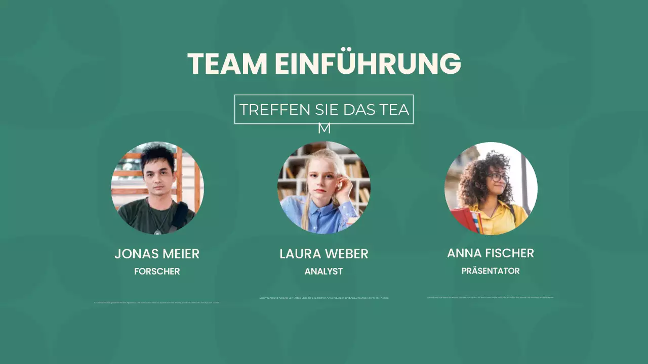 Green Modern Group Projektpräsentation