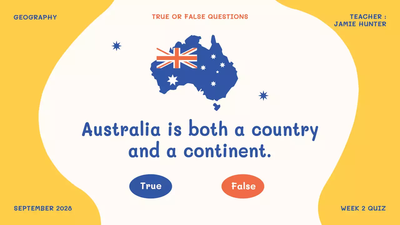 Orange Simple Classroom Guide Presentation