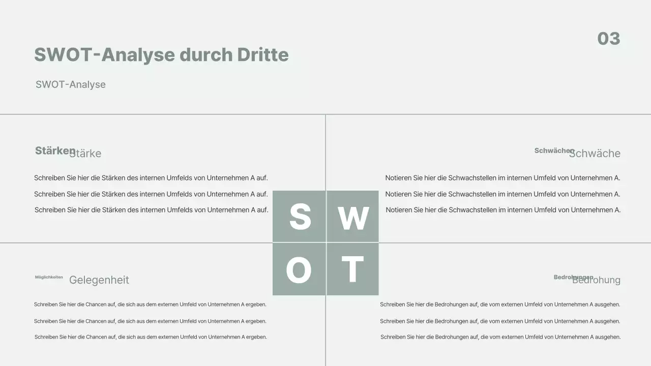 Analyse der grauen minimalistischen Geschäftsberichte