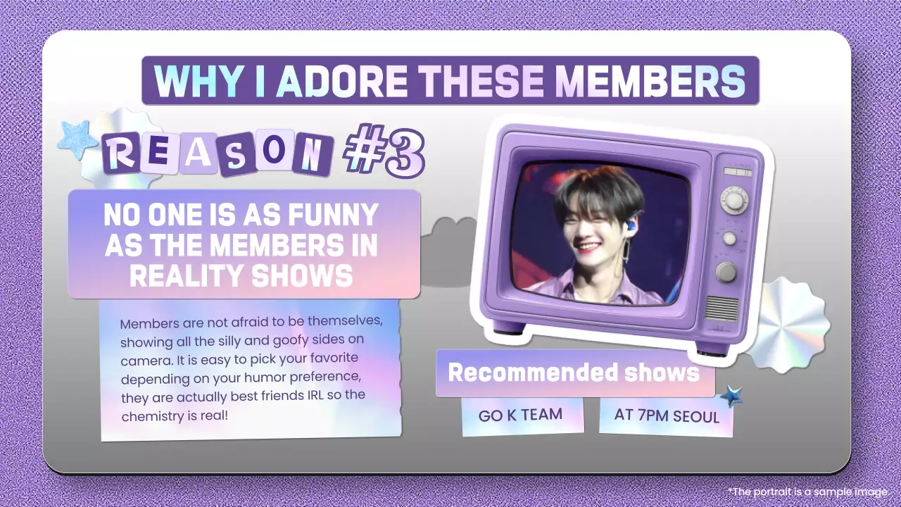 Purple Trendy Fan Diary Presentation