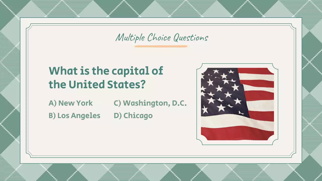 Mint Traditional Quiz Guide Presentation