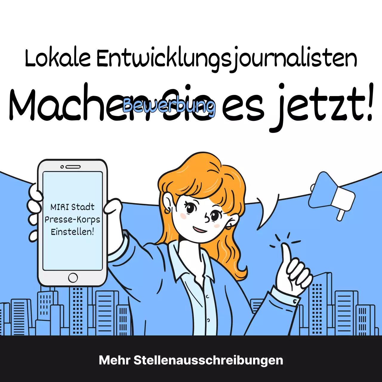 Hellblau und einfach für lokale Entwicklungsjournalisten
