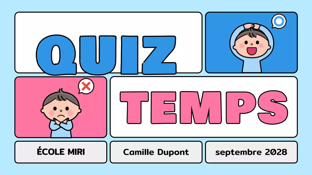 annonce du quiz de la bande dessinée bleue