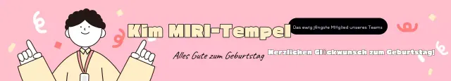 Alles Gute zum Geburtstag in Rosa
