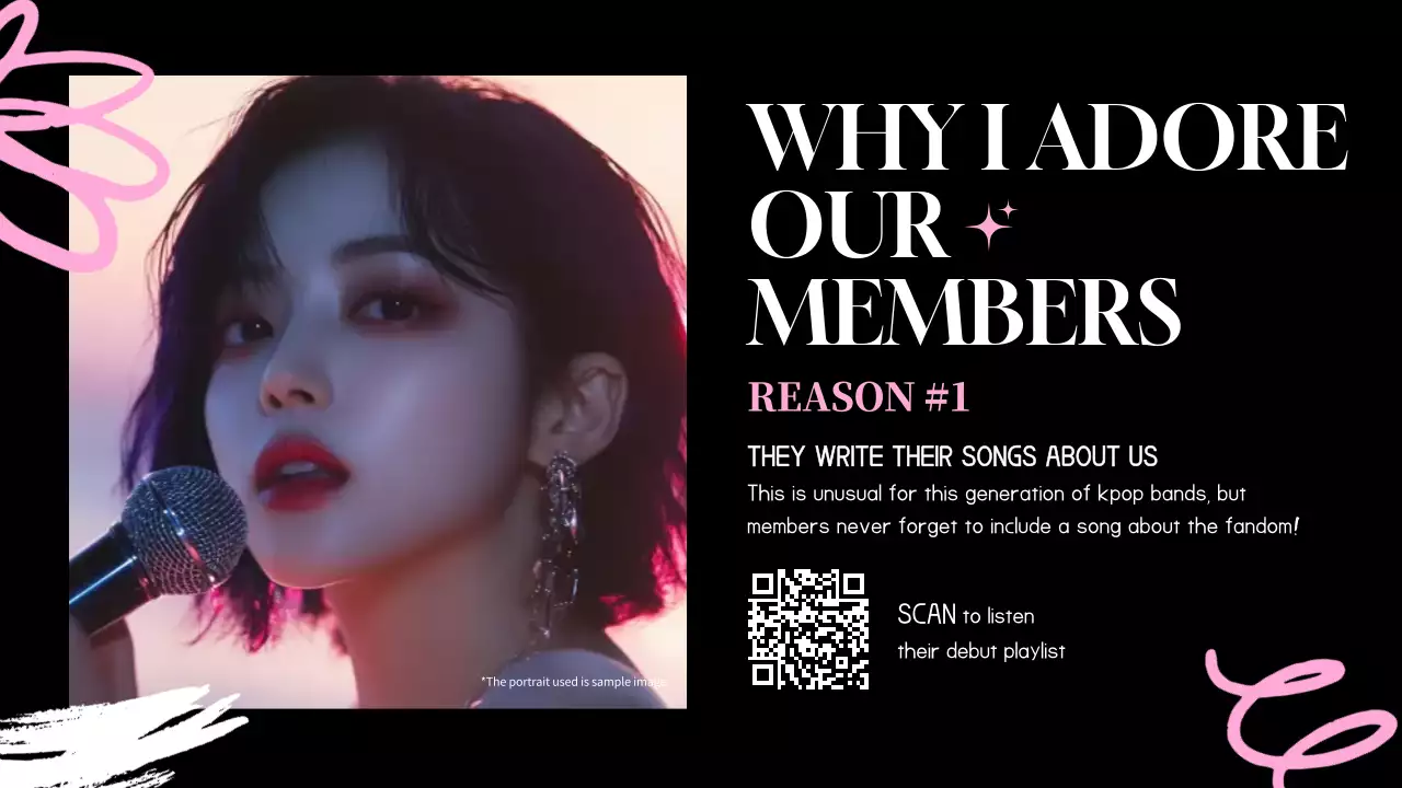 Pink Trendy Members Promotion Presentation