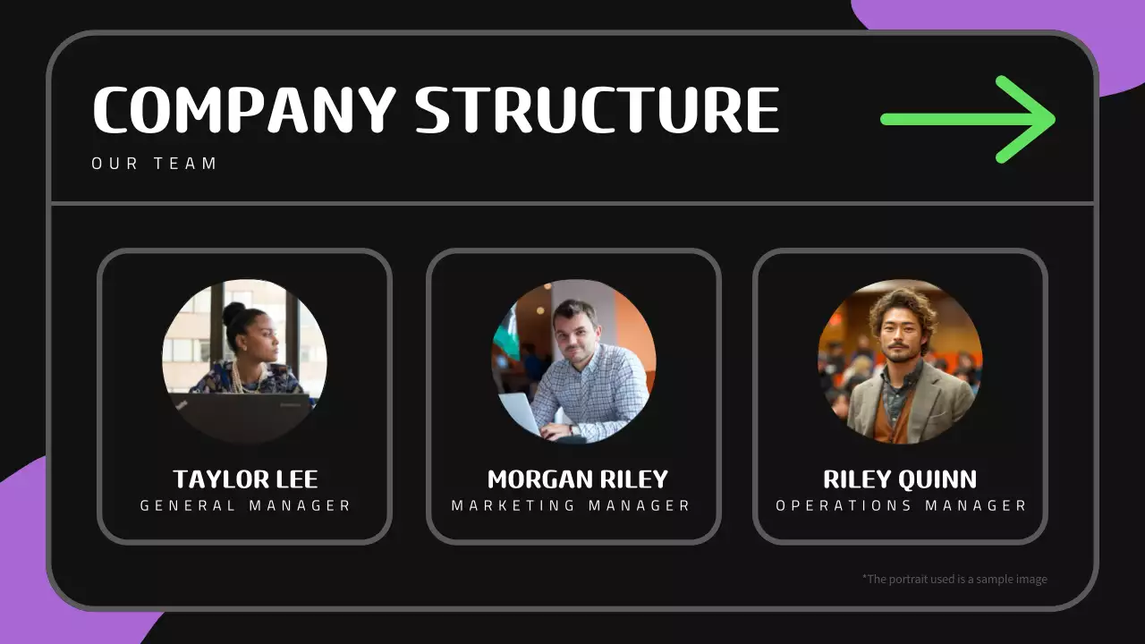 Black Modern Employee Guide Presentation