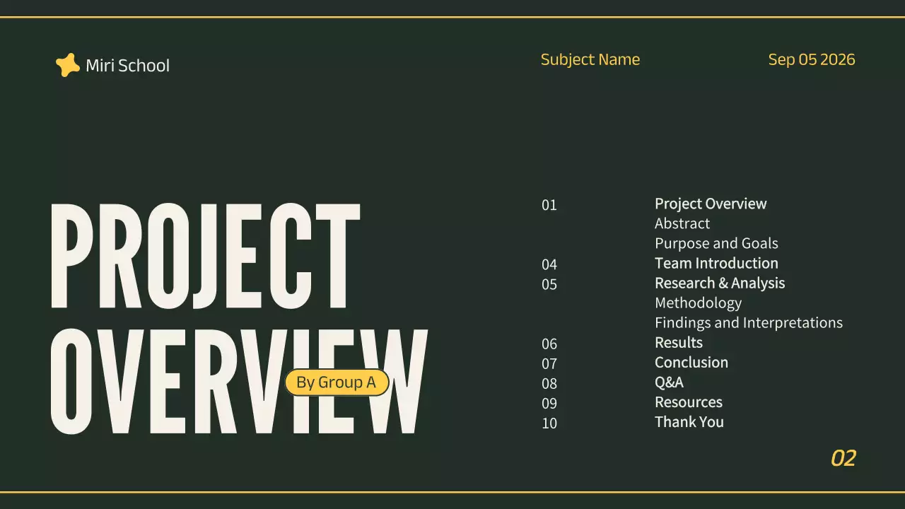 Apresentação do Projeto Profissional Amarelo