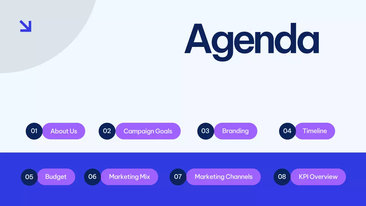 Blue Modern Marketing Presentation