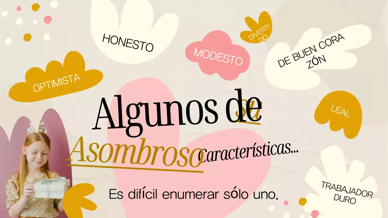 Tarjeta de cumpleaños minimalista rosa y gris