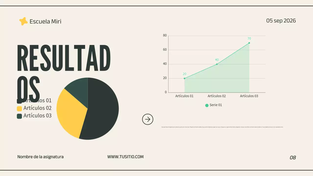 presentación de un proyecto profesional ecológico