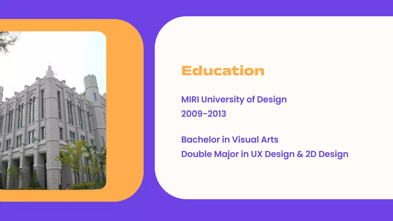 Purple Modern Portfolio Document Presentation