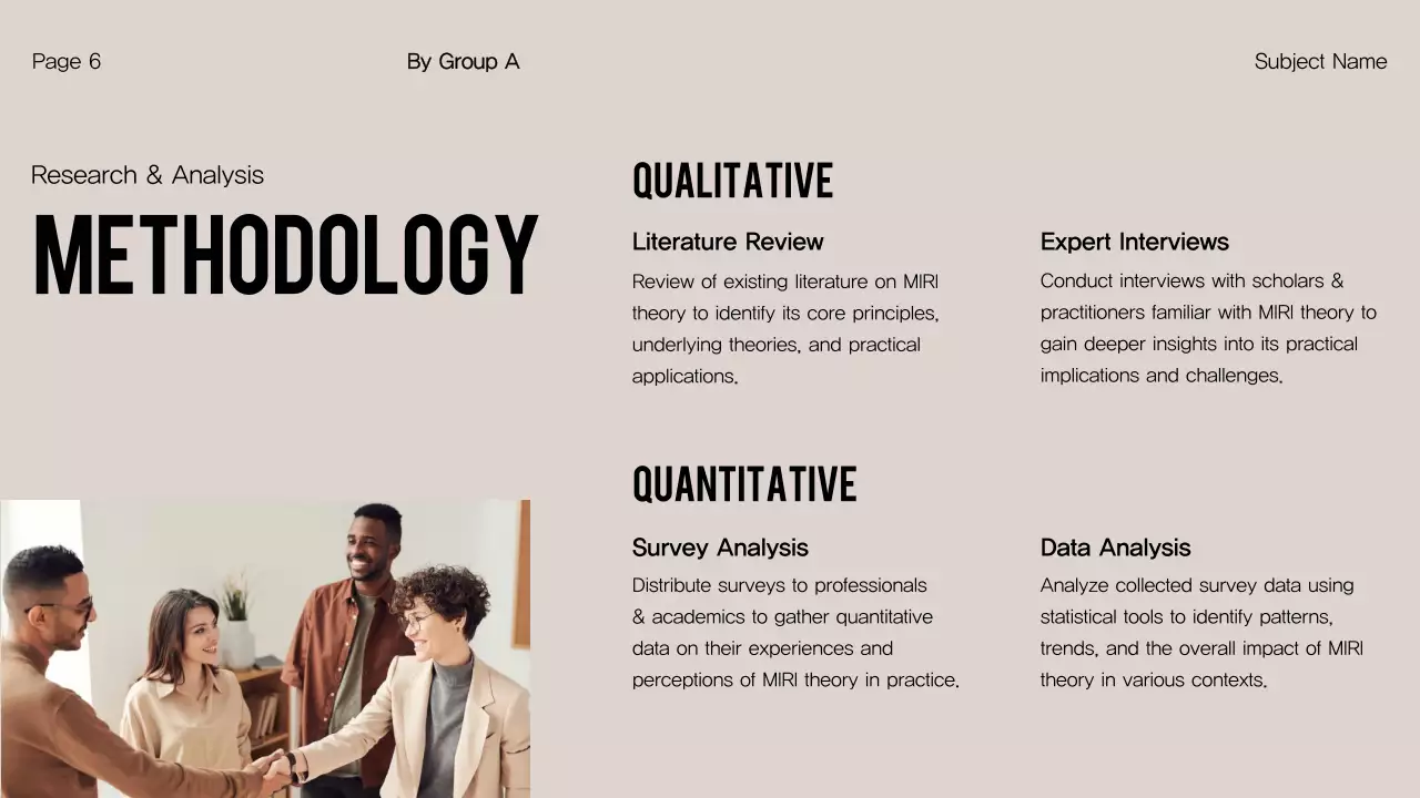 Trình bày dự án Orange Modern