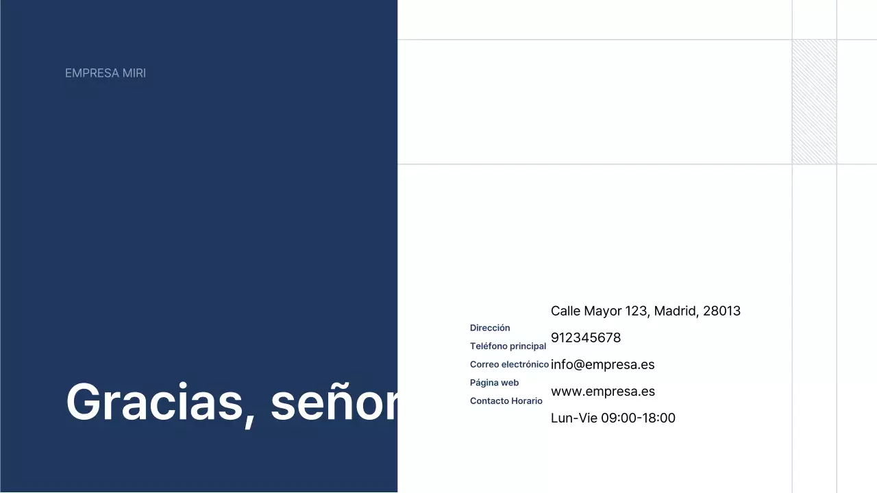 Perfil de la empresa Blue Simple Manufacturing Promoción