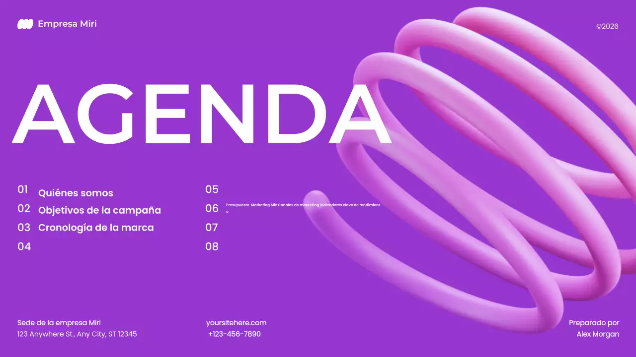 purple bold modern 3d marketing plan