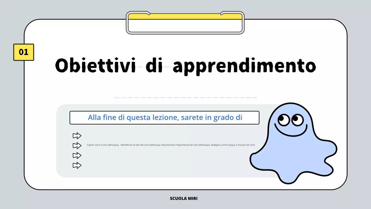 lezione sull'acqua grigia semplice