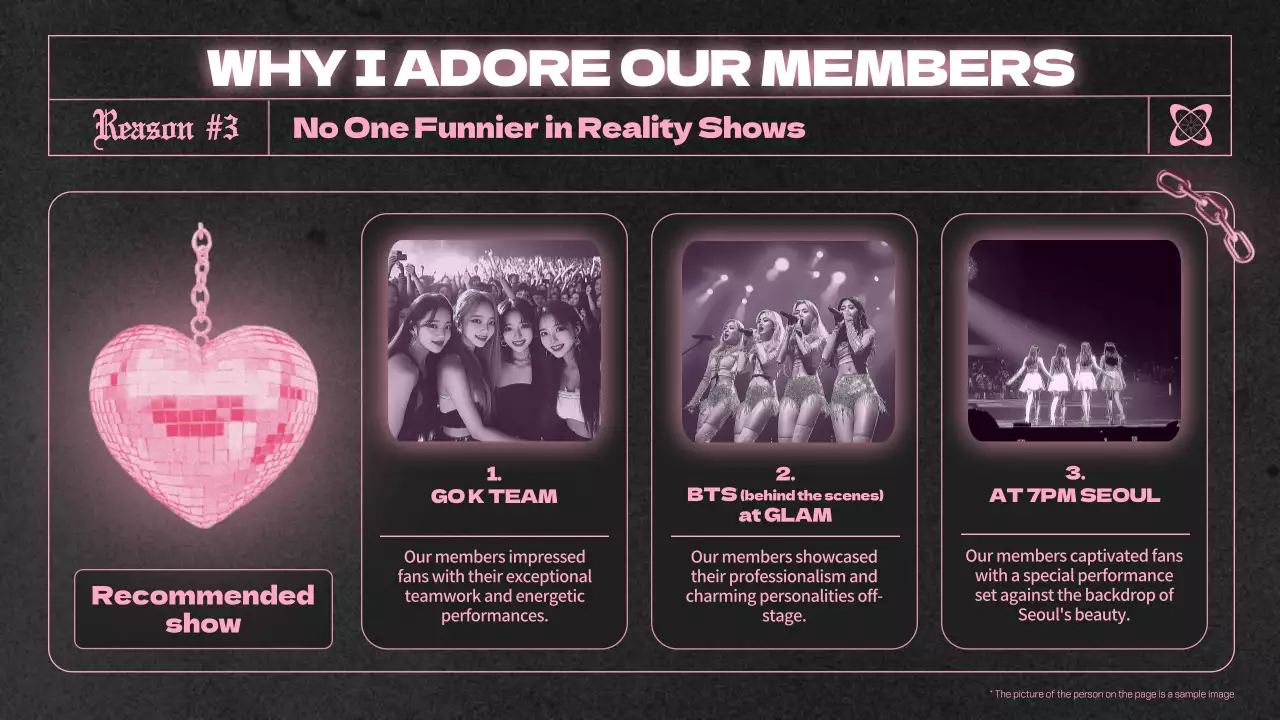 핑크 고딕 팬덤 가이드 프레젠테이션