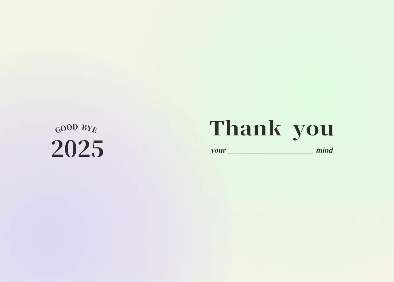 그라데이션 미니멀 달력 캘린더