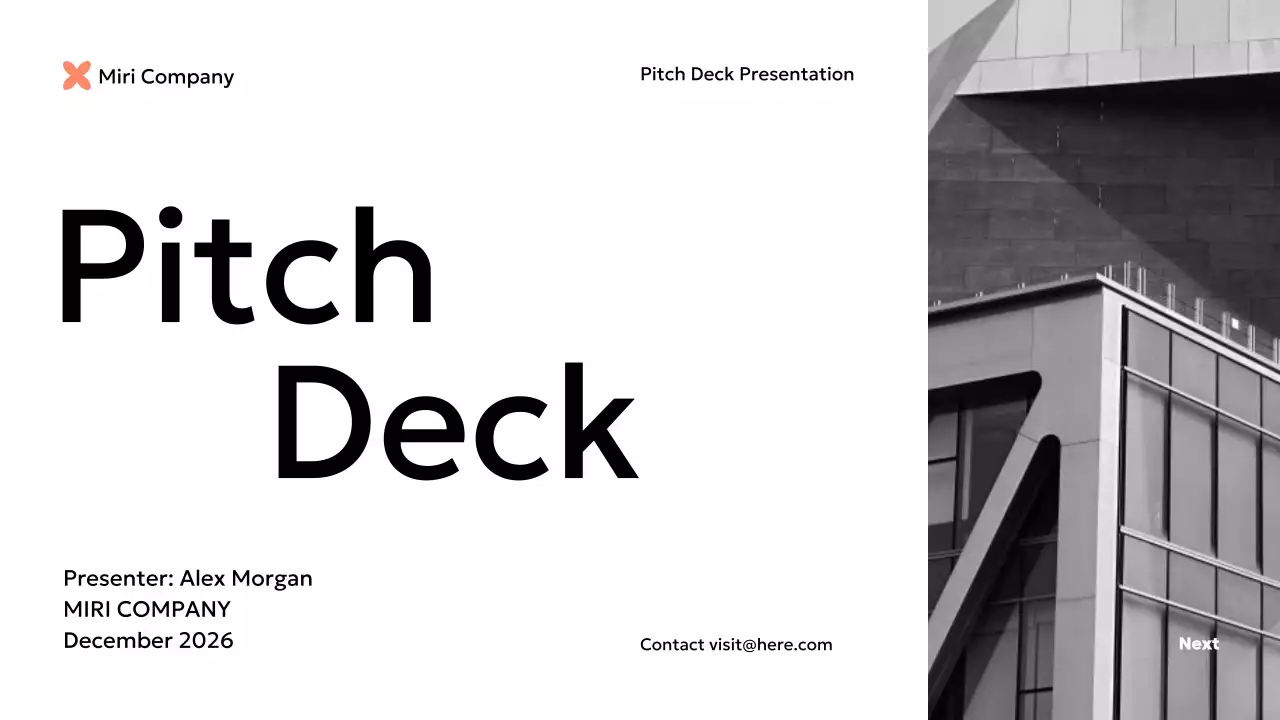 White Professional Business Presentation