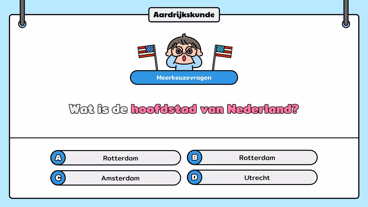 aankondiging blue comic quiz