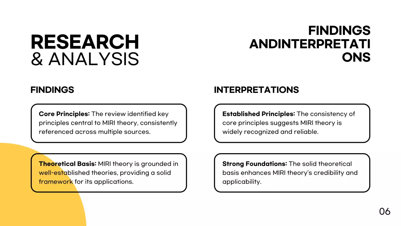 Trình bày dự án hiện đại màu vàng