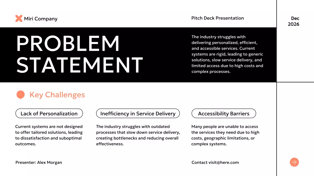 White Professional Business Presentation