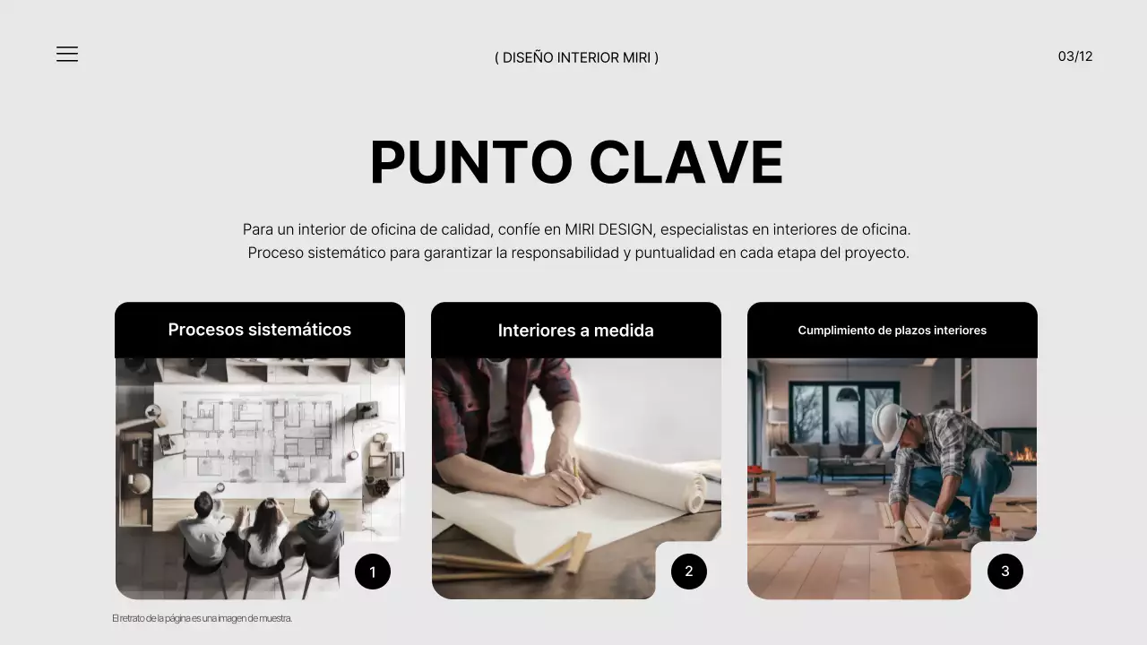 Un briefing de marca para un moderno interior de oficina en blanco y negro