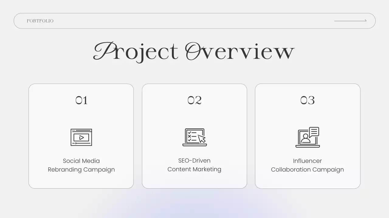 Presentasi Resume Portofolio Elegan Putih