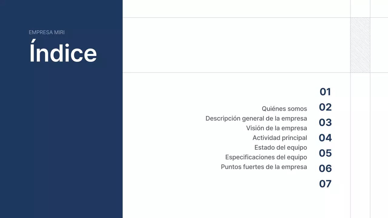 Perfil de la empresa Blue Simple Manufacturing Promoción