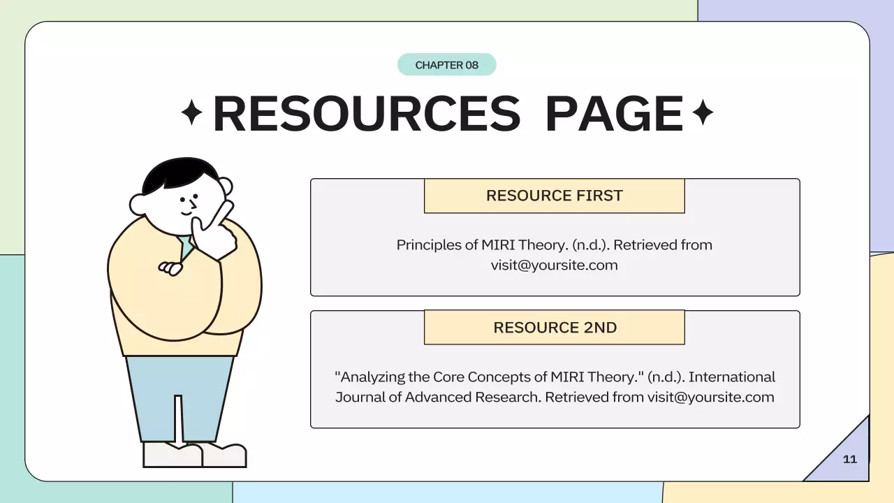 Colorful Minimal Project Presentation