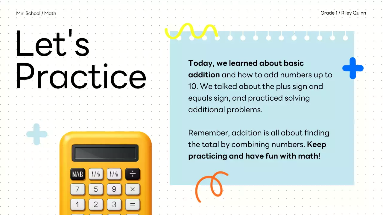 Presentasi Kursus Matematika Sederhana Kuning