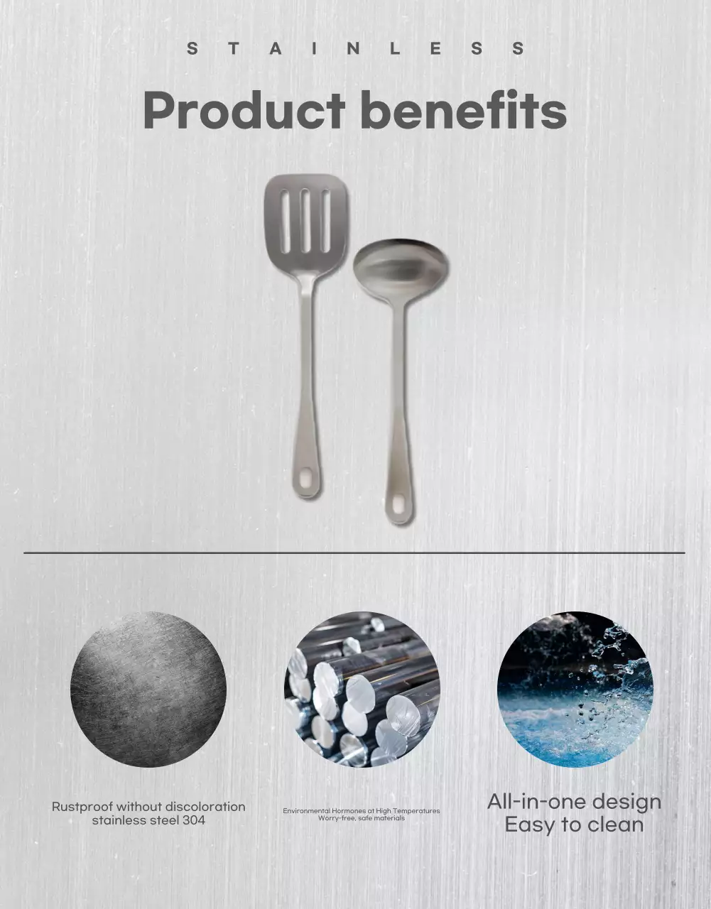 Beige Minimalist Kitchen Promotion Poster