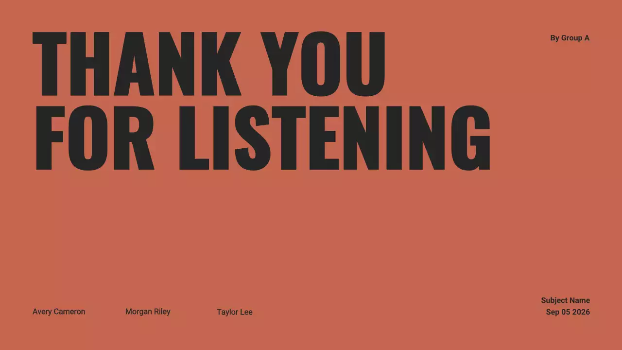 Bài thuyết trình dự án hiện đại màu đen