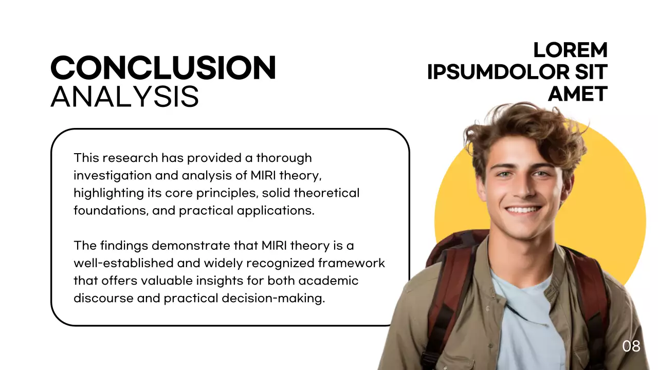 Trình bày dự án hiện đại màu vàng