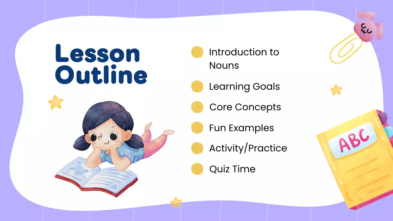 Yellow Simple Grammar Class Presentation