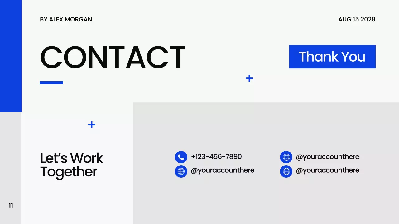 Presentasi Portofolio Modern Biru