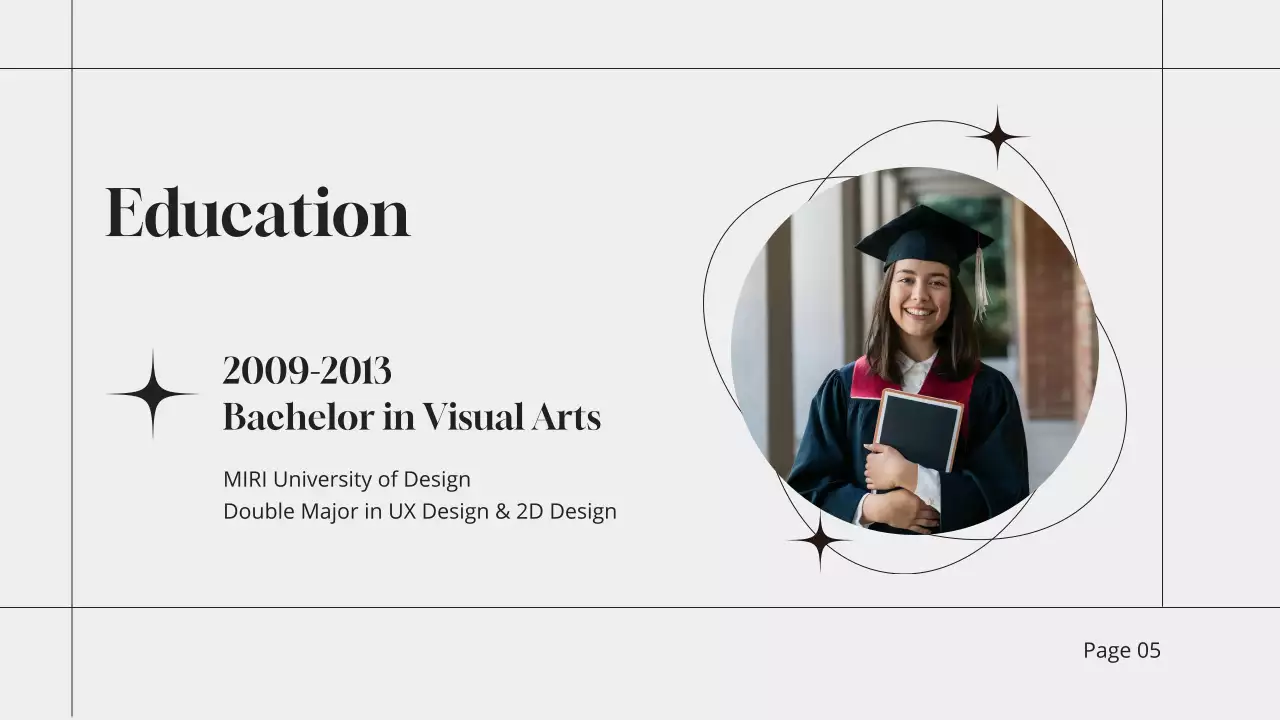 White Minimal Portfolio Presentation