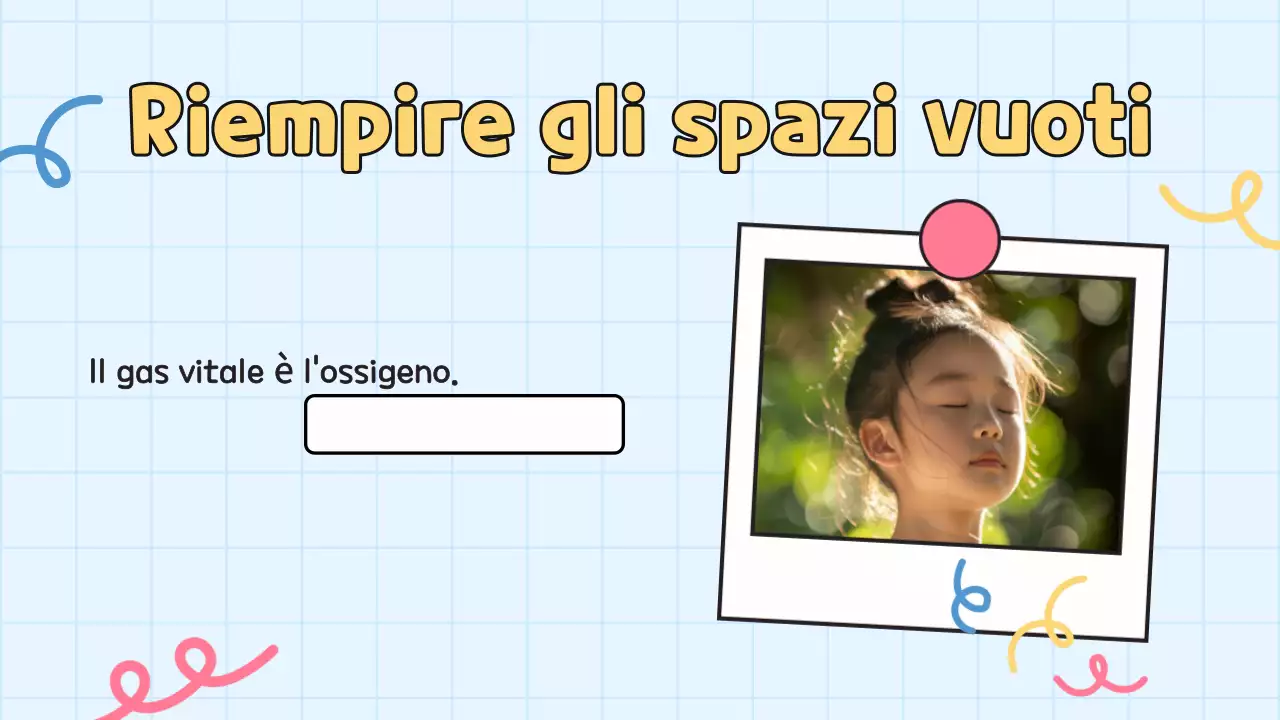 Quiz giallo per la presentazione degli studenti della scuola