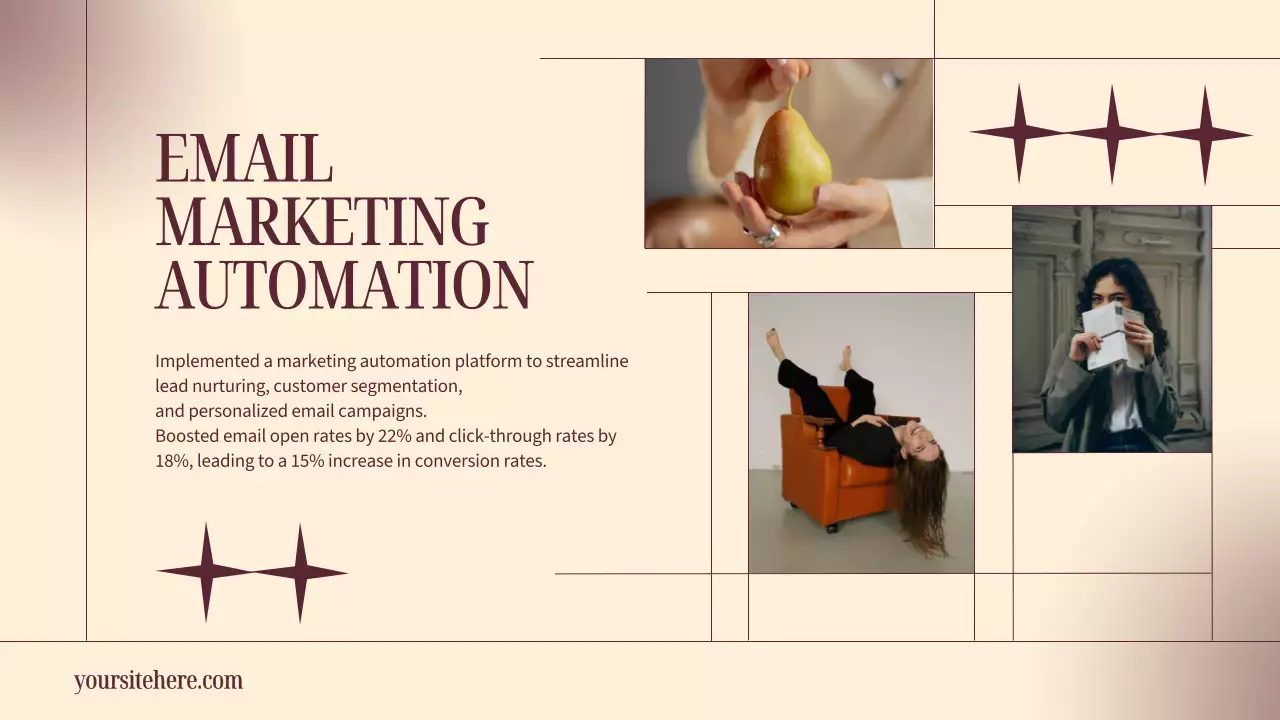 Maroon Elegant Portfolio Document Presentation