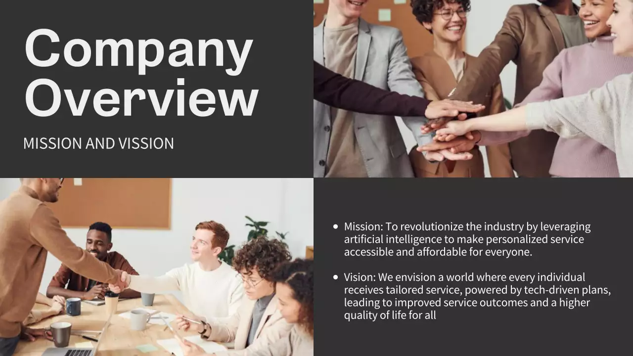 Black Professional Business Presentation