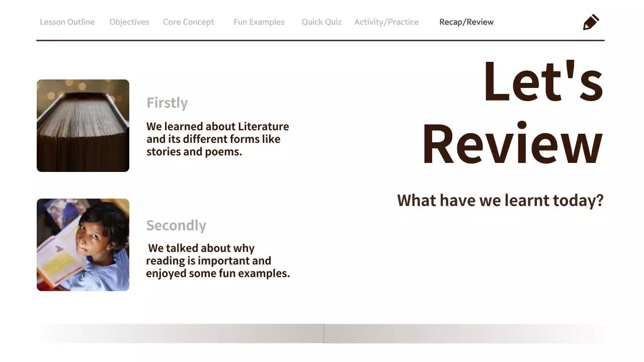 Brown Classic Literature Course Presentation