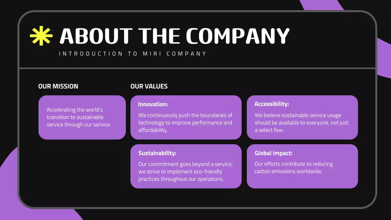 Black Modern Employee Guide Presentation