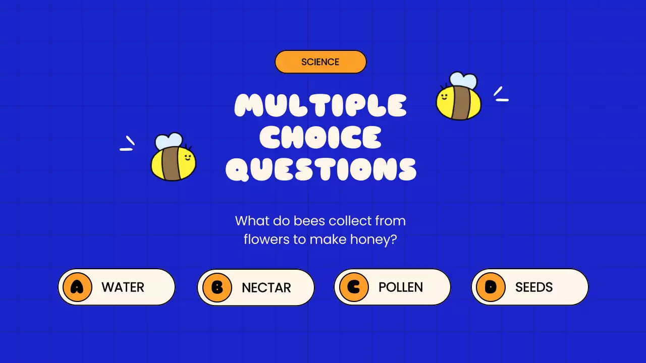 Blue Modern Quiz Guide Presentation
