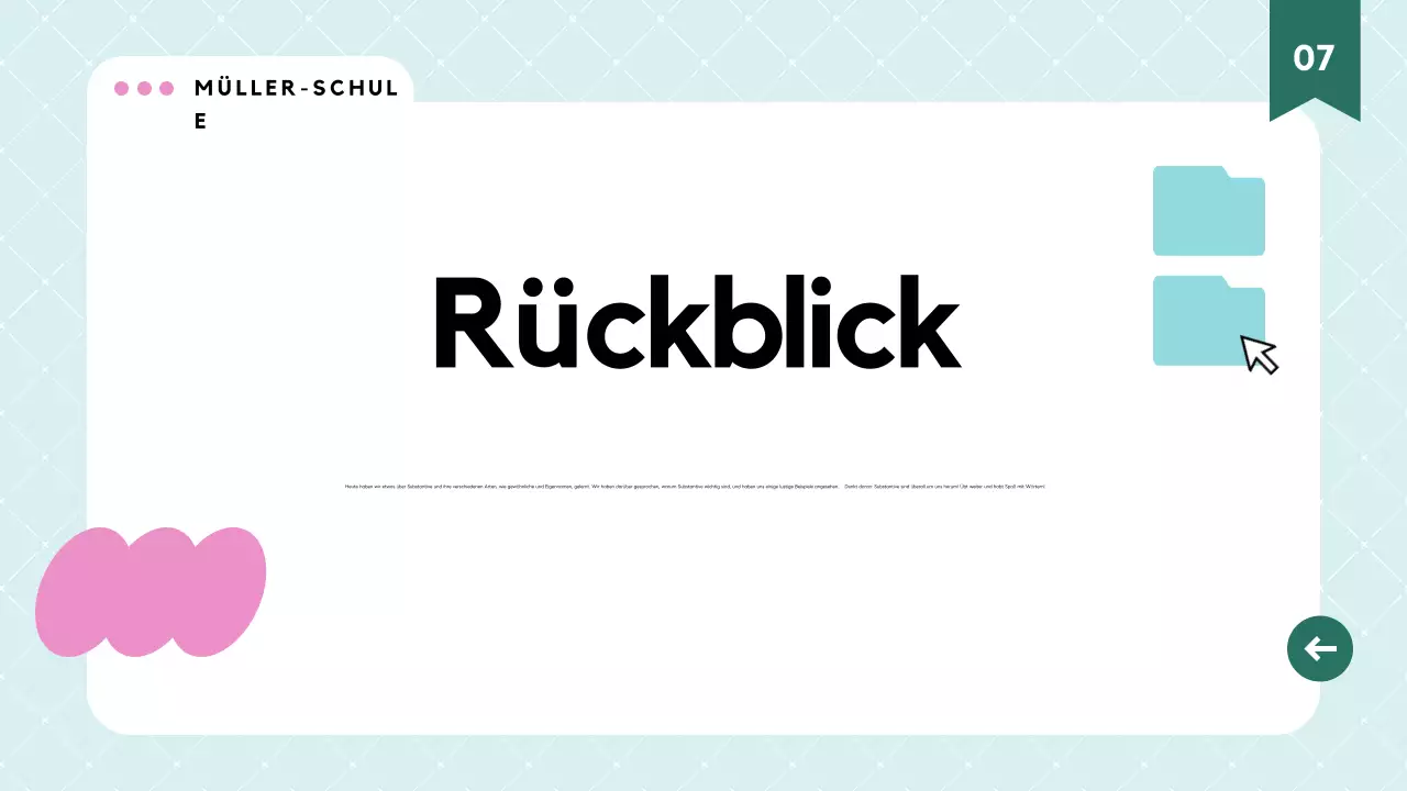 Pinke moderne Grammatik Unterrichtsmaterial