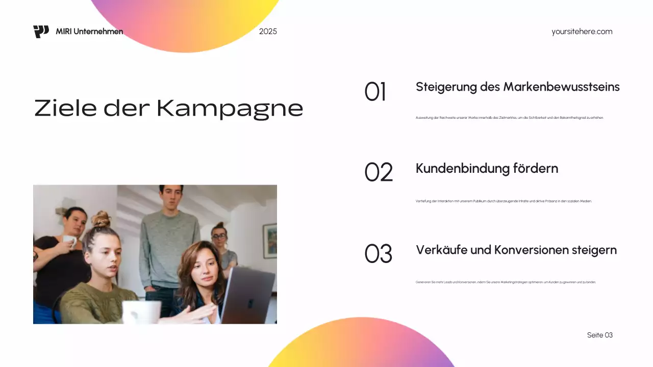 Blue Modern Marketing Plan