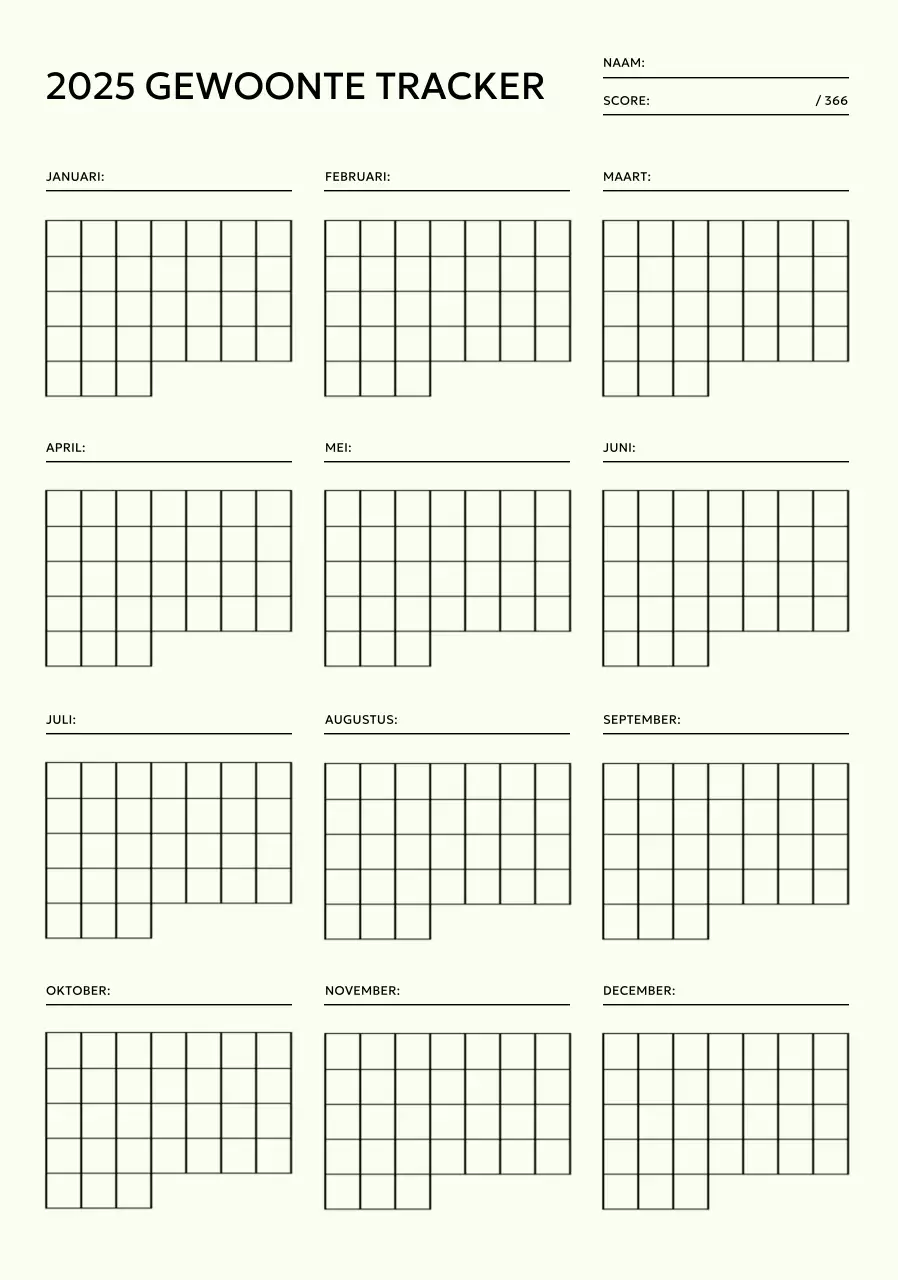 Minimalistische doelen kalender met pastel paarse achtergrond