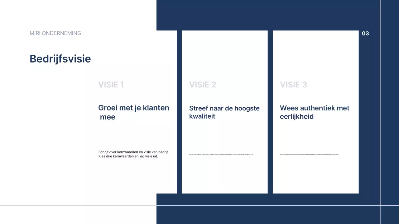 Blue Simple Manufacturing Bedrijfsprofiel Promotie