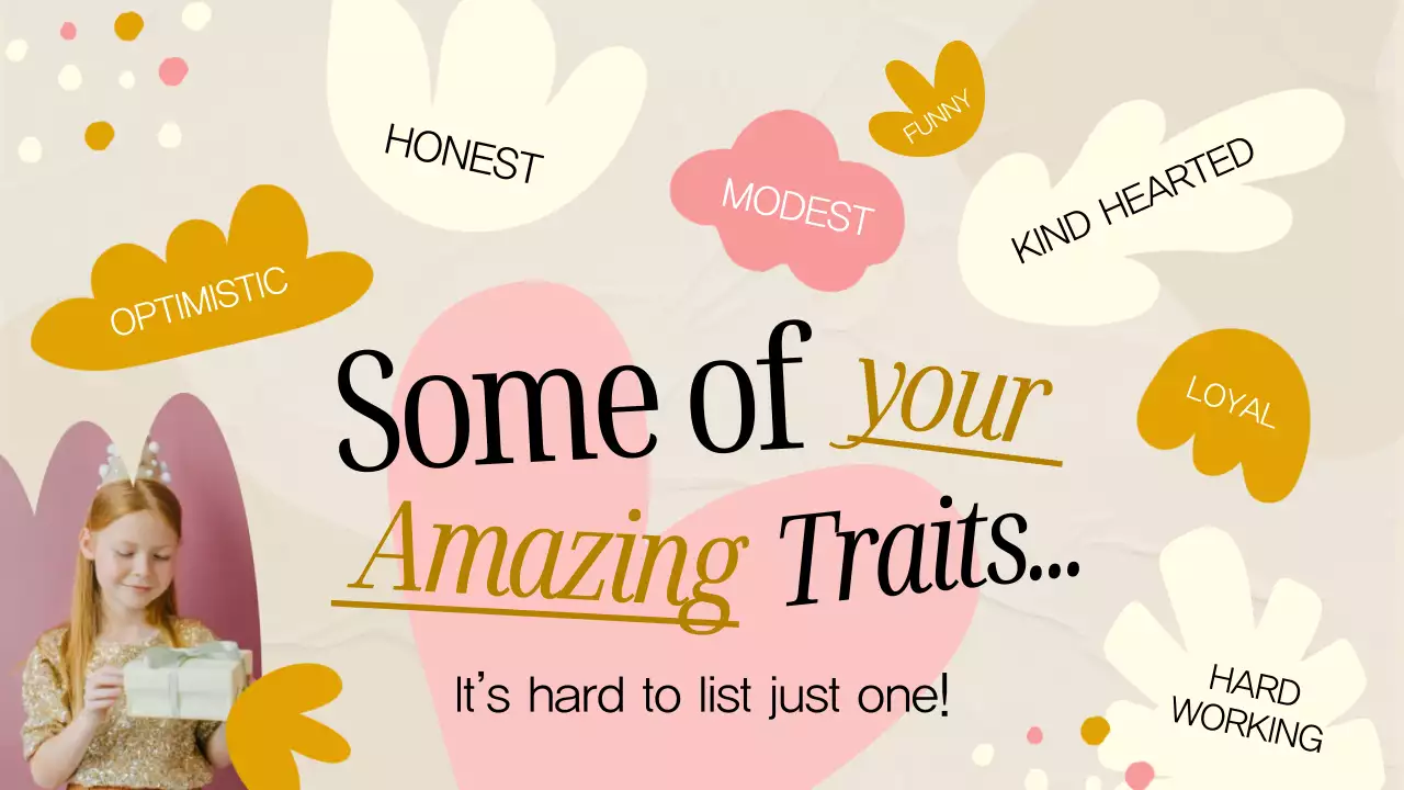 Beige Simple Birthday Invitation Presentation