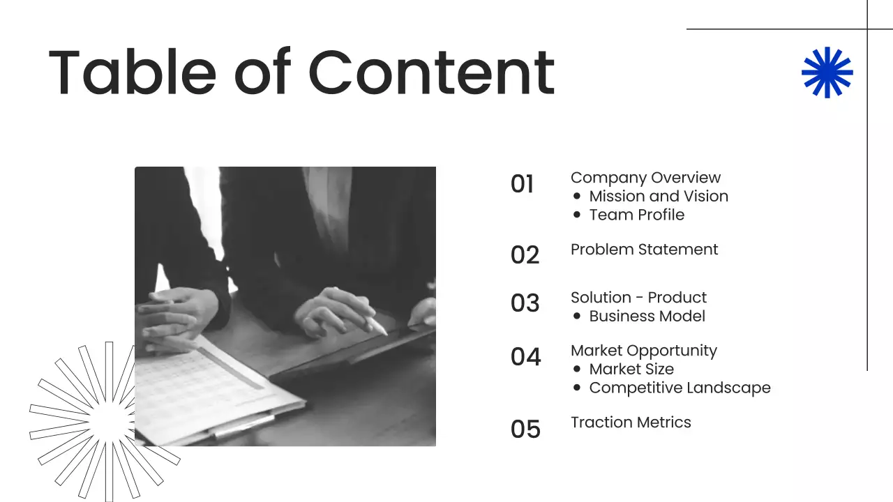 Blue Modern Business Pitch Presentation