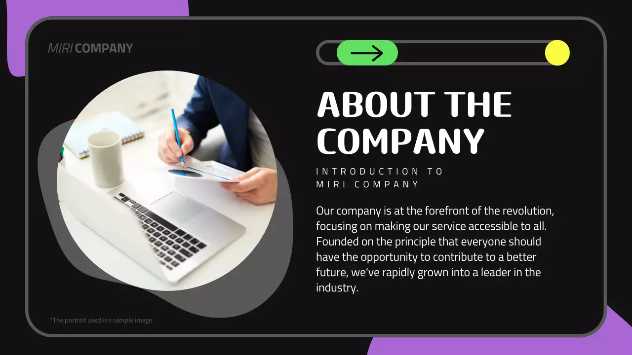 Black Modern Employee Guide Presentation